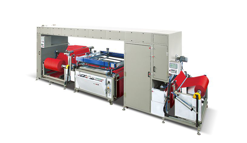 全自动无纺布卷对卷单色丝网印刷机