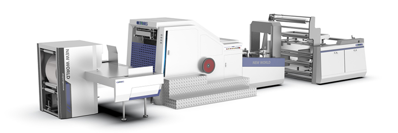 可调式卷筒方底纸袋机